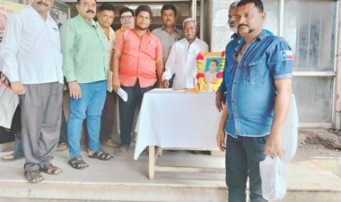 शंकर जाधव यांच्या स्मृती दिनानिमित्त कर्मचारी संघटनेकडून अभिवादन