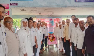 चेअरमन अभिजीत पाटील यांच्या वाढदिवसानिमित्त खर्डी येथे रक्तदान शिबिर संपन्न