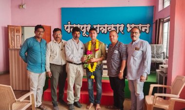 महाराष्ट्र राज्य मराठी पत्रकार संघाचे अध्यक्षपदी विरेंद्रसिंह उत्पात