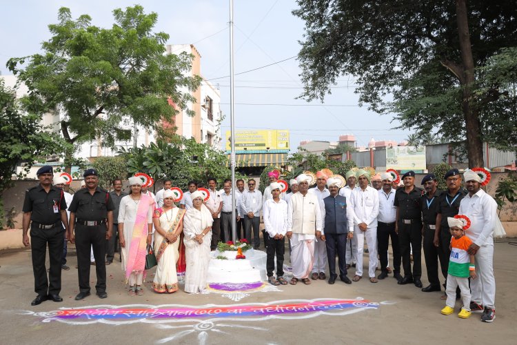 मंद‍िर समितीच्यावतीने  स्वातंत्र्य दिन मोठ्या उत्साहात साजरा