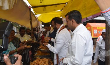 पालकमंत्री जयकुमार गोरे यांनी केली पत्राशेड व दर्शन रांगेची पाहणी