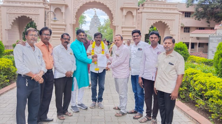मराठी पत्रकार संघाच्या पंढरपूर शहराध्यक्षपदी राजेंद्र ढवळे यांची निवड
